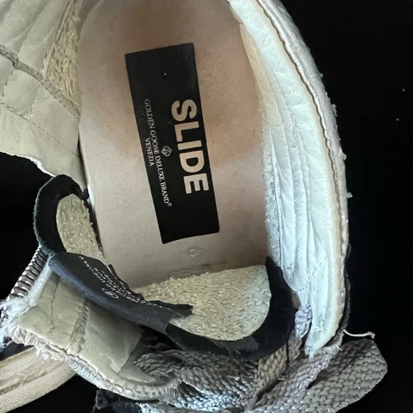 Black and Tan High-Top Sneakers - Picture 5 of 6